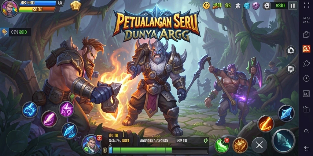 Tampilan gameplay ARPG yang seru dan menakjubkan di 88ID.