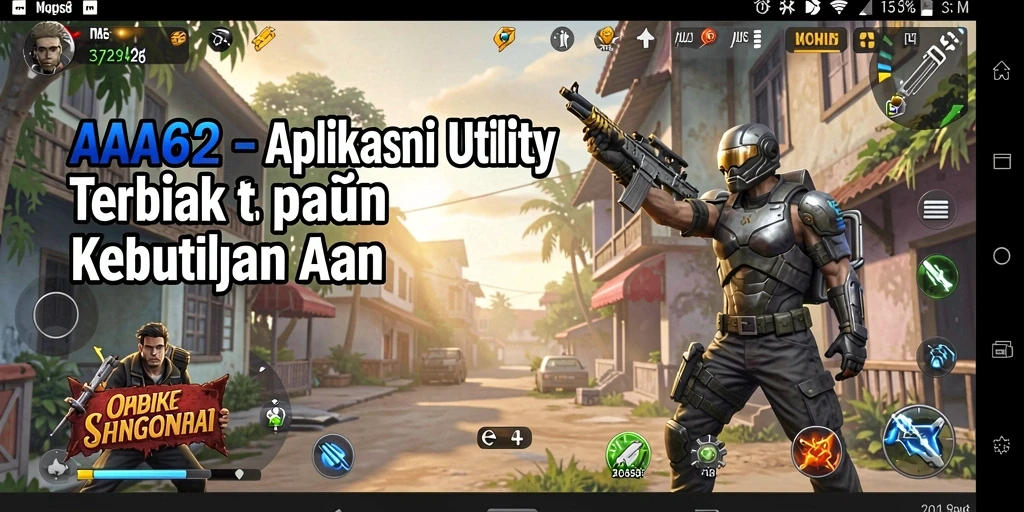 Tampilan antarmuka utama AA62 yang intuitif dan mudah digunakan.