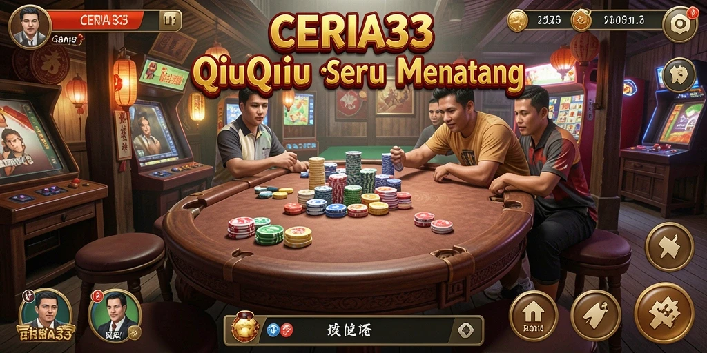 Tampilan menarik dari gameplay CERIA33 yang memikat pemain QiuQiu.