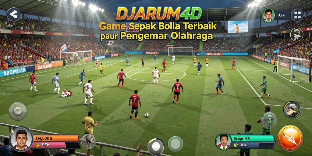 Tampilan seru pertandingan sepak bola di DJARUM4D dengan aksi intens.