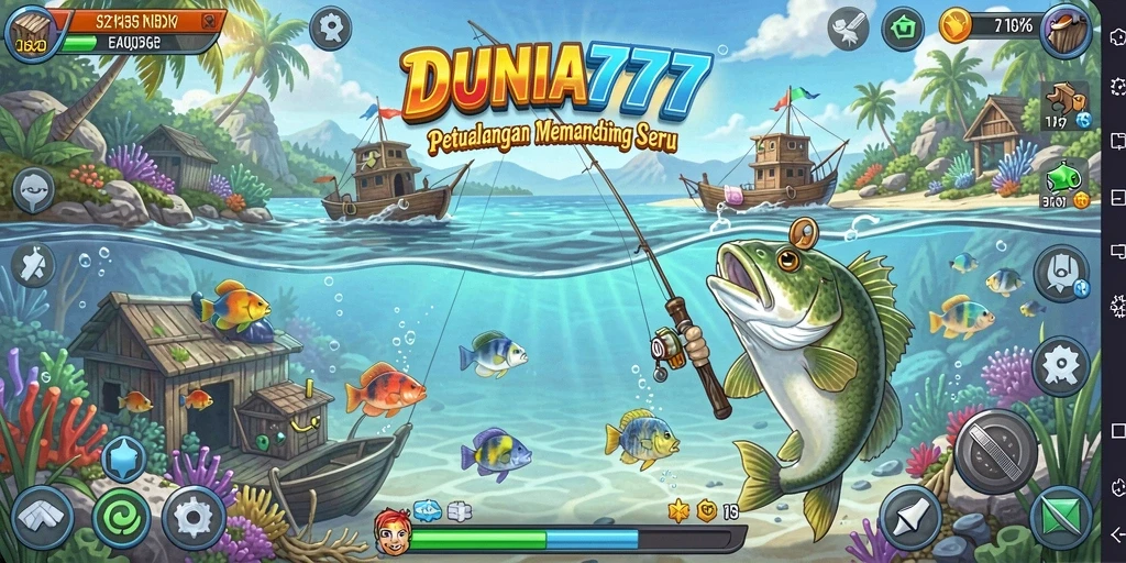 Tangkapan ikan yang menakjubkan dari gameplay DUNIA777.