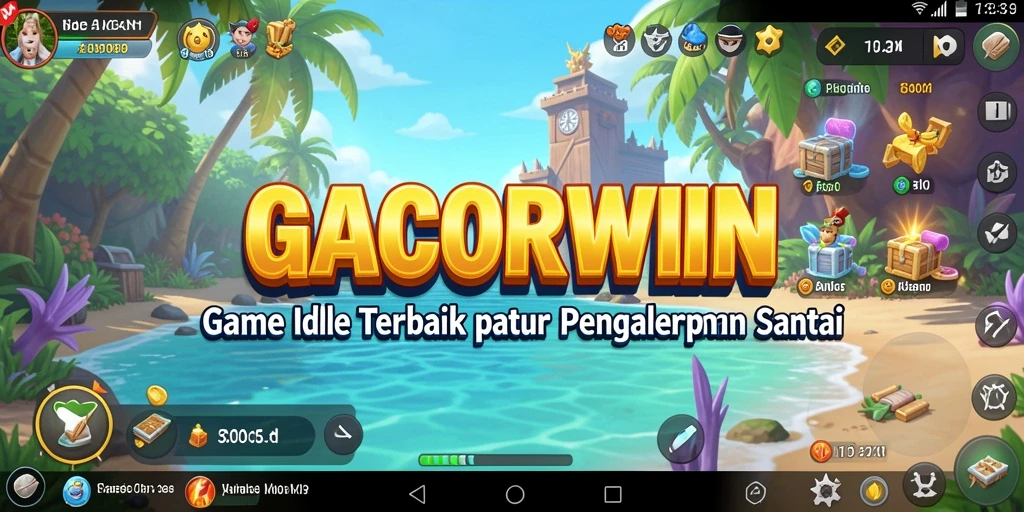 Tangkapan layar GACORWIN menampilkan karakter yang sedang beraksi dalam gameplay Idle.