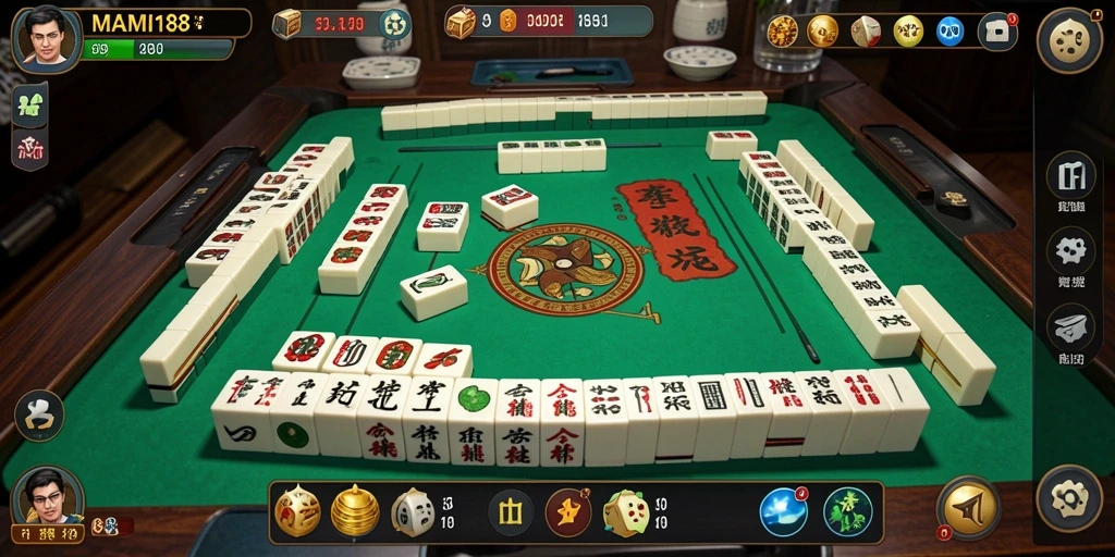 Tampilan gameplay seru dari MAMI188 dengan berbagai level Mahjong.