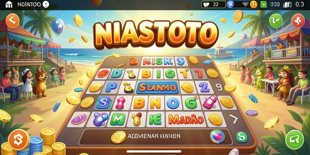 Tampilan gameplay NIASTOTO yang seru dan interaktif.