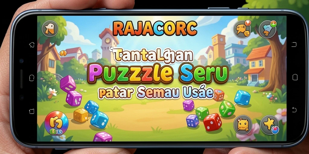 Tampilan gameplay menarik dari RAJACORC yang penuh teka-teki.