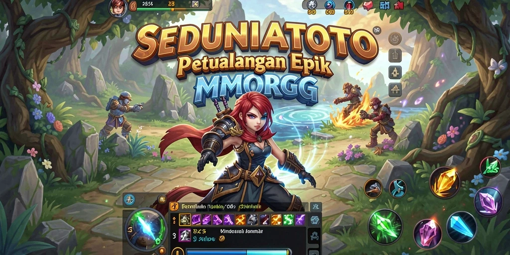 Screenshot menunjukkan aksi seru dalam gameplay SEDUNIATOTO.