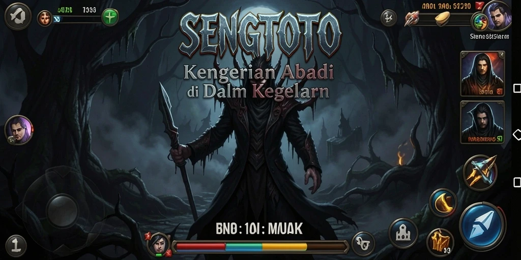 Tampilan gameplay SENGTOTO yang mencekam dan penuh ketegangan.